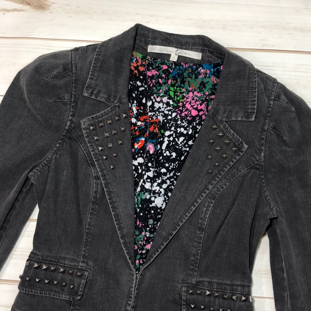 🚨Rachel Roy studded denim jean jacket